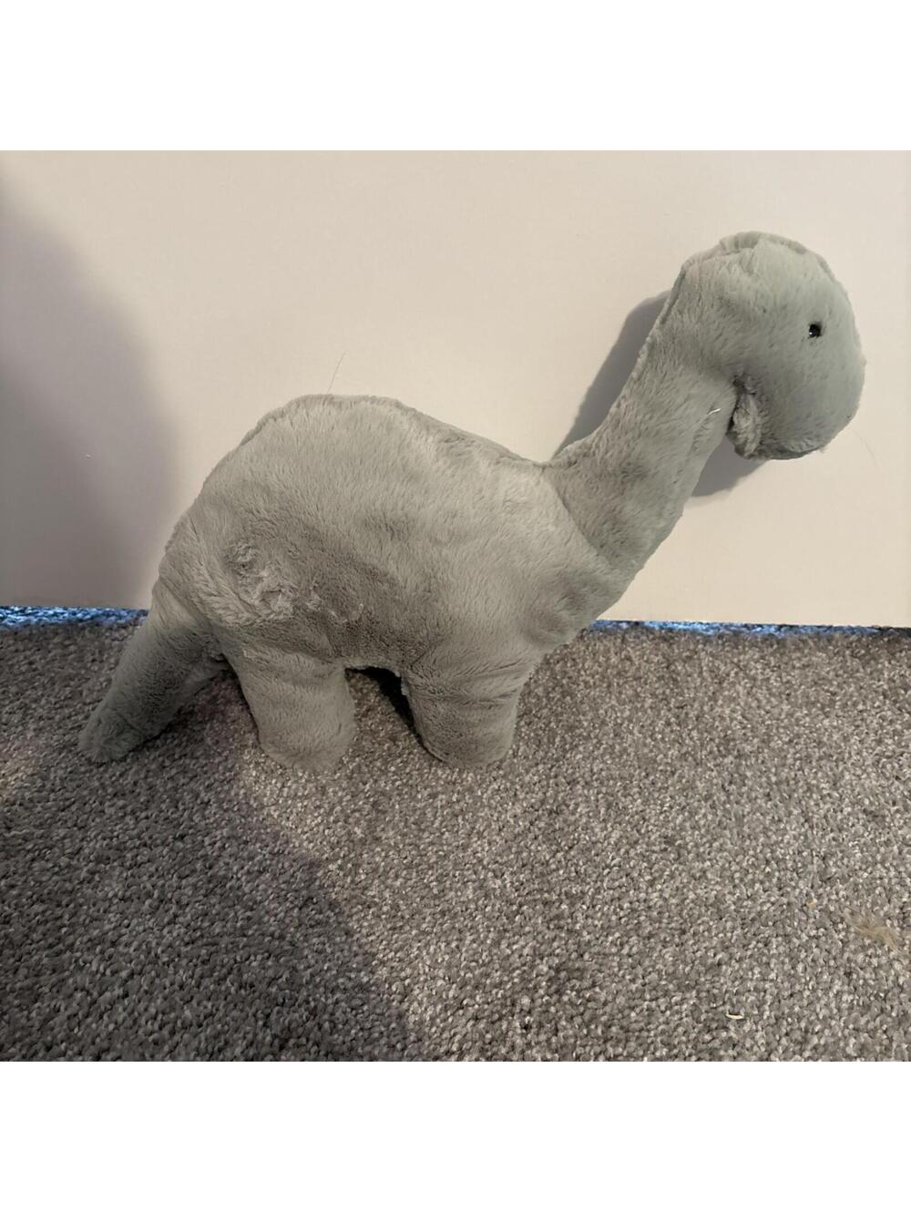 Jellycat London Fossilly Brontosaurus Dinosaur Stuffed Plush Dino Dinosaur